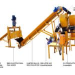 Hydraform M10 Blockyard System interlocking blockmaking production line
